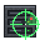 Значок ServerScope — серверная стойка с радаром